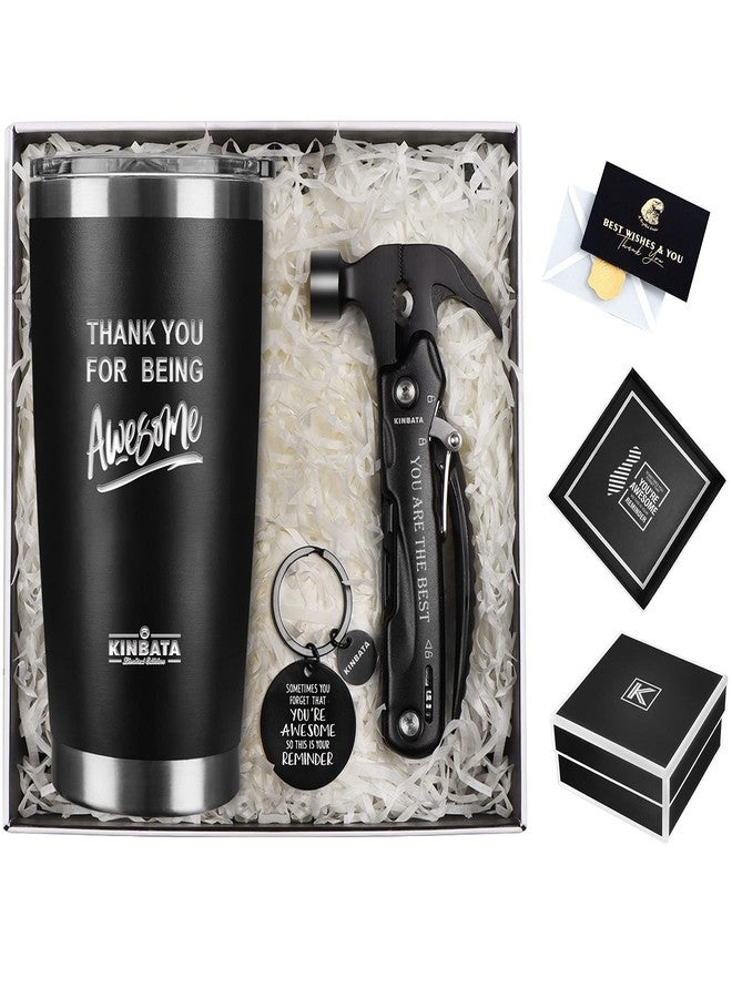 KINBATA Thank You Gifts for Men-Christmas Best Birthday Gifts for Dad from Daughter,Wife,son Mothers Day Inspirational Gifts for Women,Him,Husband,Grandpa Coworker,Friends Multitools - Image 1