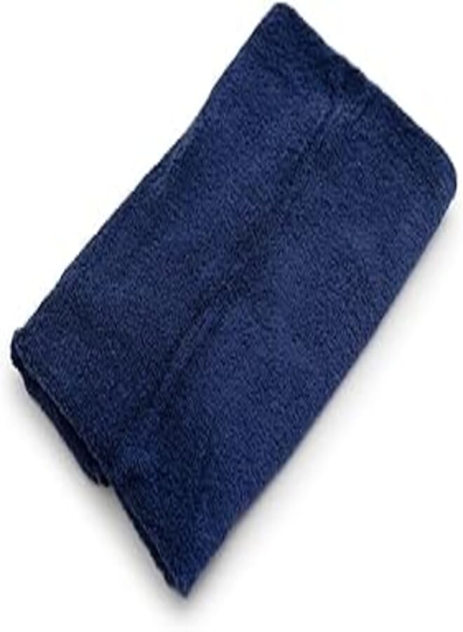 More Cottons Plain towels (100% Cotton) (navy, 90x150)