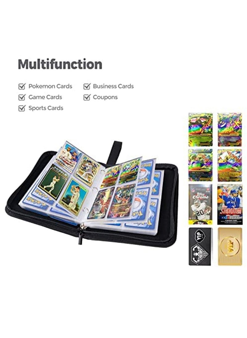 Binder for Pokemon Card Holder for Pokemon Trading Card Book Binder Holder/ Card Album for Pokemon Folder Book 50 Pages 400 Cards Capacity - Image 3