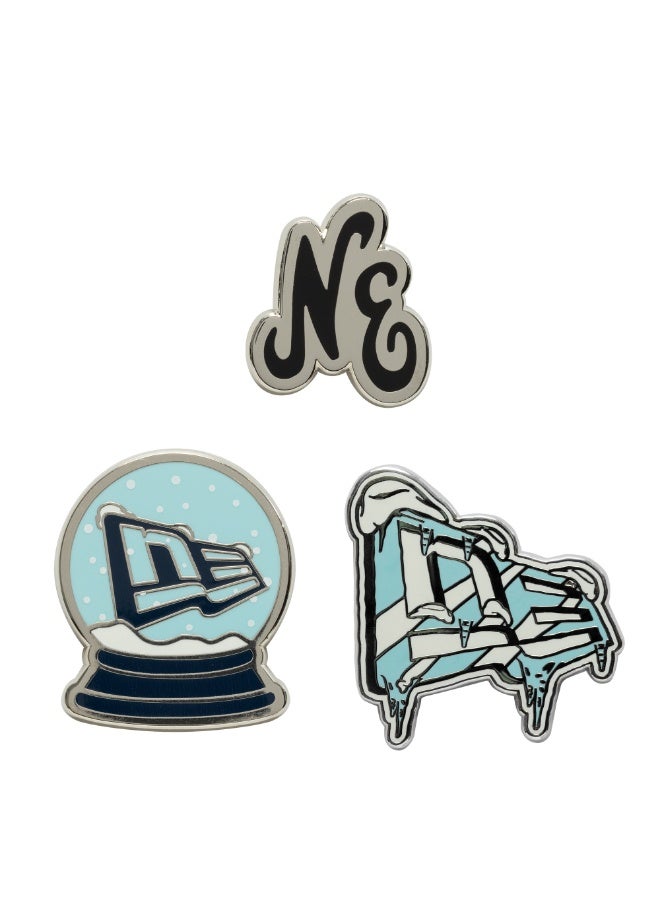 NEW ERA NE 3 PIN GIFT SET 1 NEWERA  SLV - Image 3