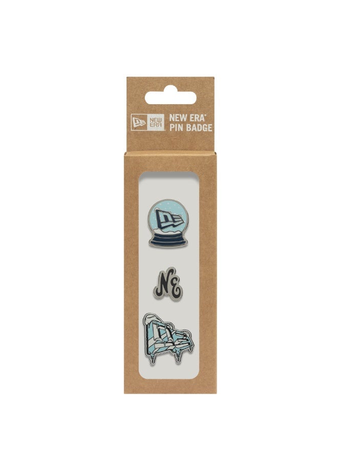 NEW ERA NE 3 PIN GIFT SET 1 NEWERA  SLV - Image 1