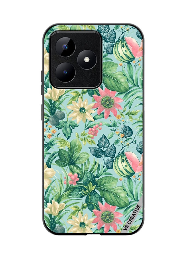 VR CREATIVE Protective Case Cover For Realme C53 Sunflower Design Multicolour - Image 1