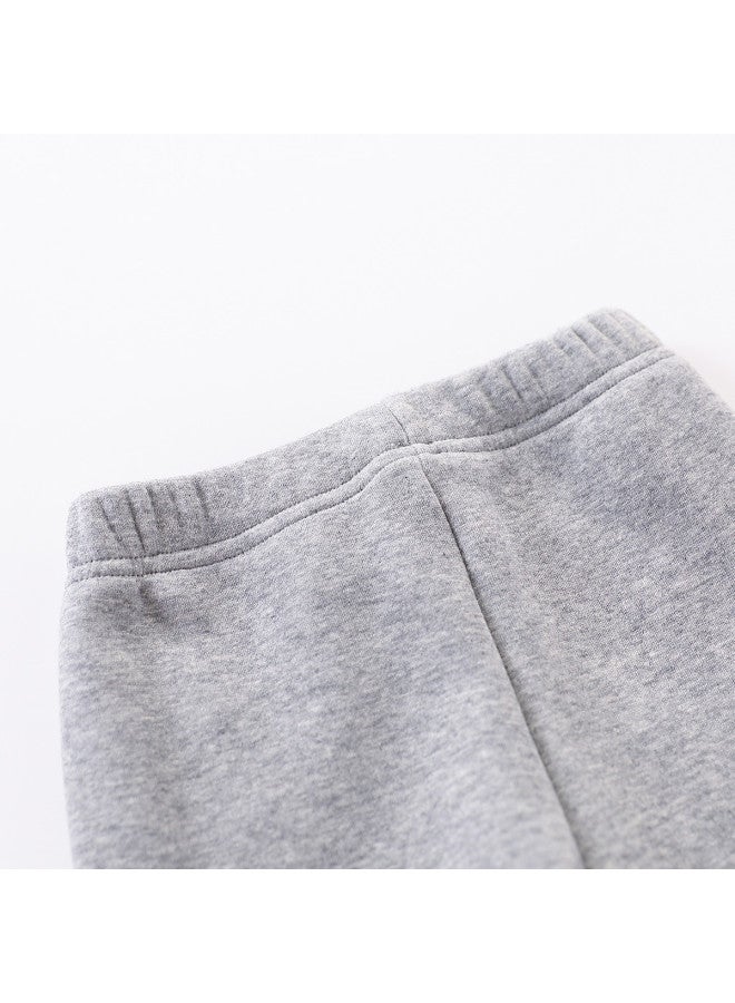 Girls' Winter Fleece-lined Warm Base Pants Toddler Comfortable Slim-fit Long Pants - Image 5