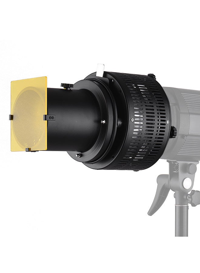 عاكس فلاش معدني من Bowens Mount Focusing Snoot Diffuser للتصوير الفوتوغرافي ذو التأثير الفني - Image 1
