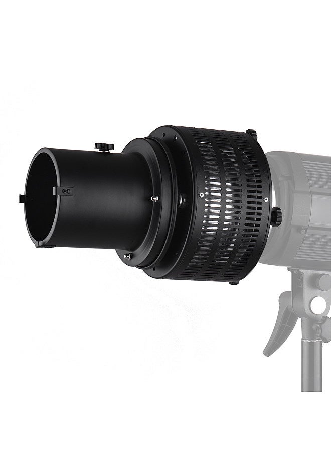 عاكس فلاش معدني من Bowens Mount Focusing Snoot Diffuser للتصوير الفوتوغرافي ذو التأثير الفني - Image 3