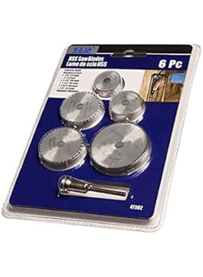 Generic 6pcs HSS Cutting Saw Disk for Drill