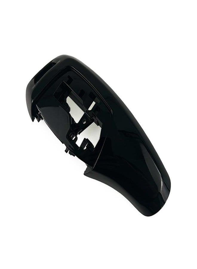 CHUANGHUI for BMW 1 2 3 4 5 6 7 Series X3 X4 Automotive Center Gear Shift Knob Shift Lever Trim Cover Auto Interior Shift Knobs Cover F30 F10 F02 F25 F26 (Ordinay Style, Black) - Image 1