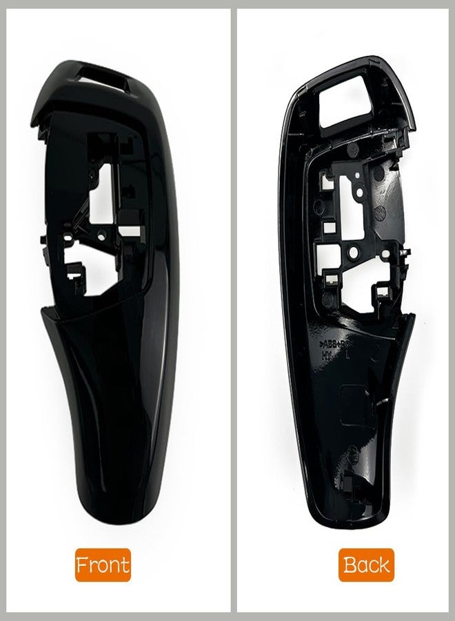 CHUANGHUI for BMW 1 2 3 4 5 6 7 Series X3 X4 Automotive Center Gear Shift Knob Shift Lever Trim Cover Auto Interior Shift Knobs Cover F30 F10 F02 F25 F26 (Ordinay Style, Black) - Image 5