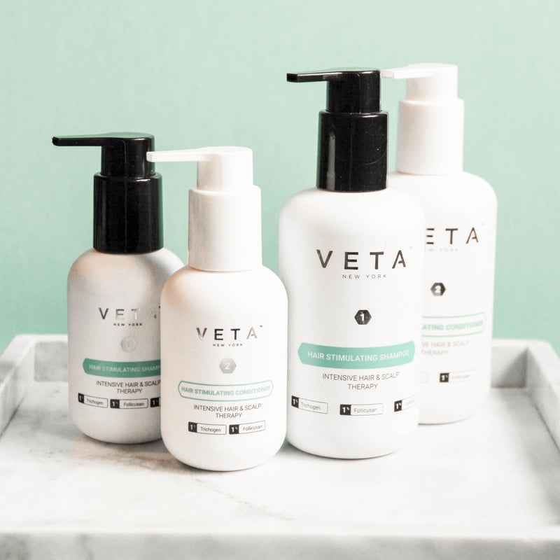 Veta Hair Stimulating Conditioner For Hair Loss. 1% Follicusan, 1% Trichogen. Prevent Further Thinning, Support Lasting stimulation, Infuse Healthy Shine. Experience Youthful Hair. 8.5 fl. oz - Veta - Image 4