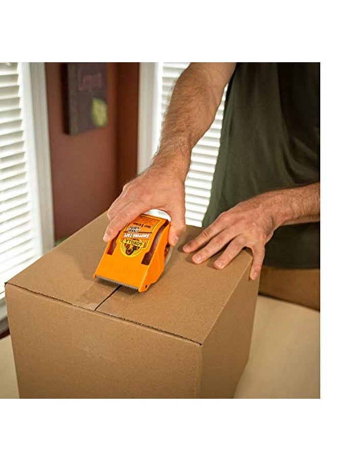 Gorilla Packing Tape Tough & Wide With Dispenser For Moving Shipping And Storage 2.83 X 35 Yd Clear (Pack Of 6)  - Image 5