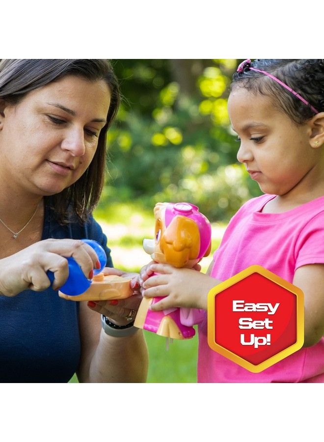 Little Kids Nickelodeon Little Kids Paw Patrol Skye Action Bubble Blower And Includes Bubble Solution Brown Pink - Image 4