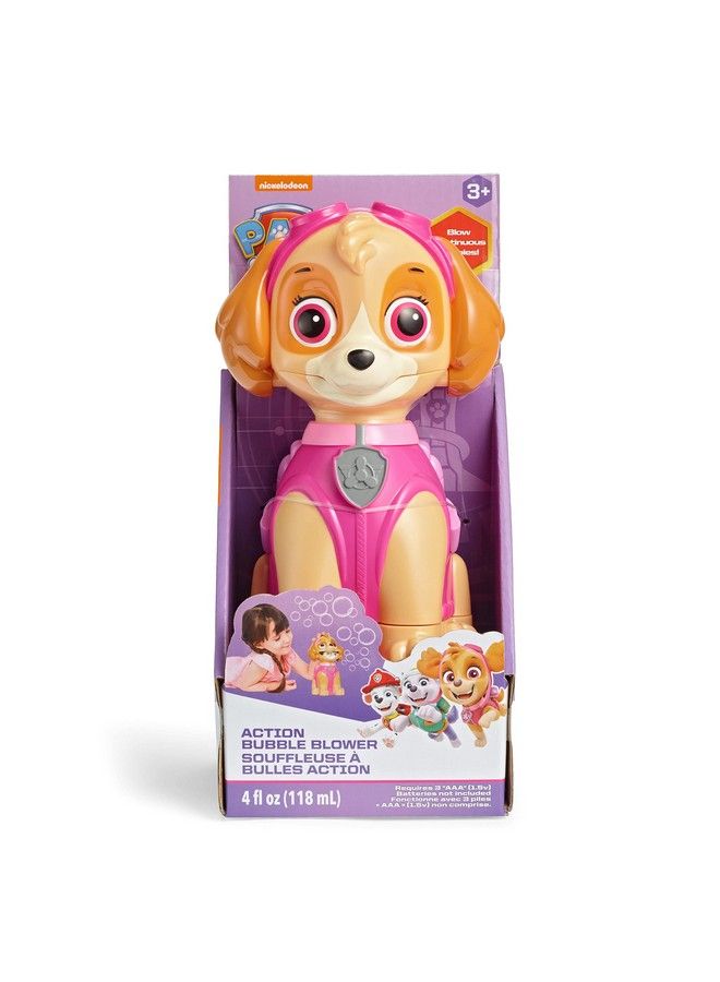 Little Kids Nickelodeon Little Kids Paw Patrol Skye Action Bubble Blower And Includes Bubble Solution Brown Pink - Image 1