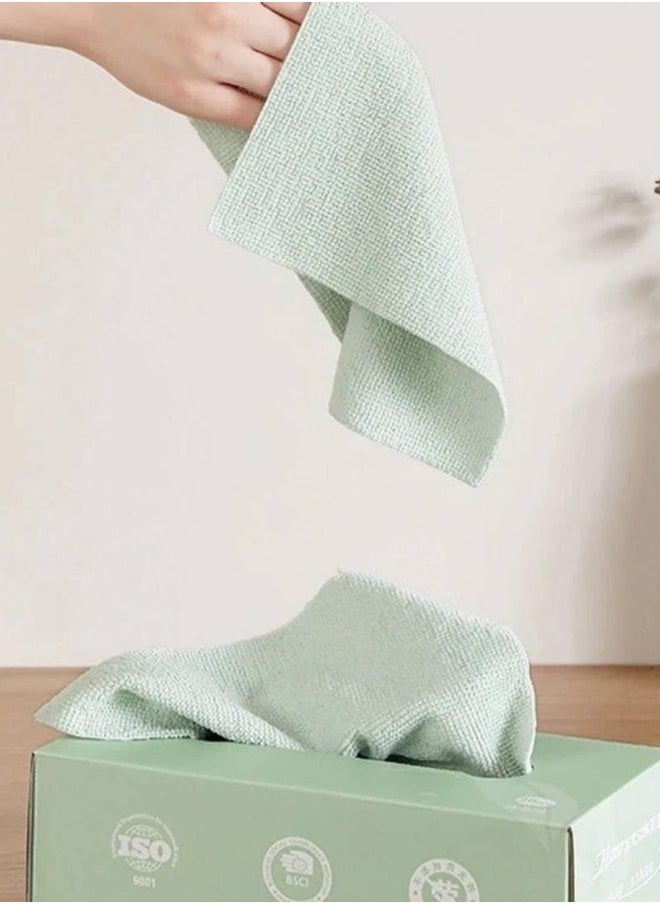 null - Microfiber Cleaning Cloth Rags in A Box (20 Count) -7.9" x 7.9" Reusable Microfiber Towels for Cars - Edgeless Terry Towels,Small Microfiber Towel for Home, Kitchen - Image 1
