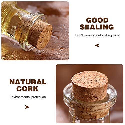 ARTIBETTER 1 Set of 25 Pcs Cork Stoppers Bottle Cork Stoppers Wooden Tapered Plugs Replacement Assorted Size s (5 Sizes) - Image 3