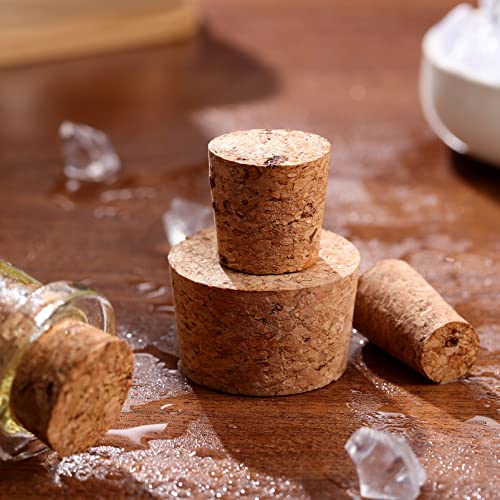 ARTIBETTER 1 Set of 25 Pcs Cork Stoppers Bottle Cork Stoppers Wooden Tapered Plugs Replacement Assorted Size s (5 Sizes) - Image 5