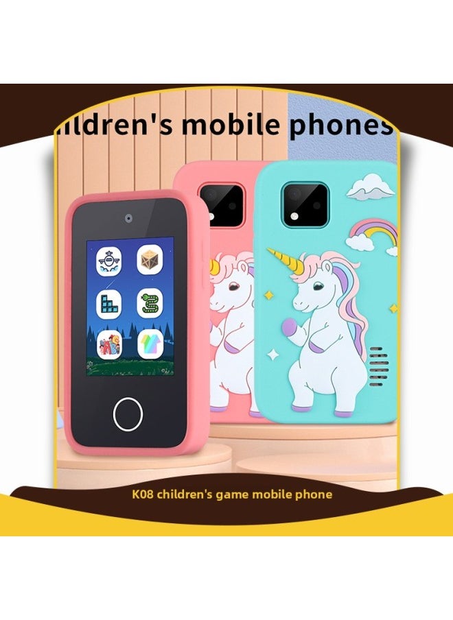 Generic Shark Of Shadow Kidsren's Mobile Phone Touch Camera Hd Photo Video Game Music Cartoon Toy-Color:8B  - Image 1