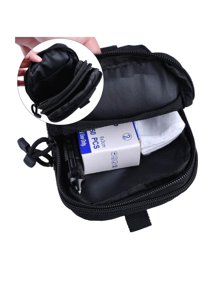 Cool Baby Style COOLBABY Tactical Bag Waist Bag Utility Belt Phone Bag EDC Protective Case with Phone Holster (Black)  - Image 2