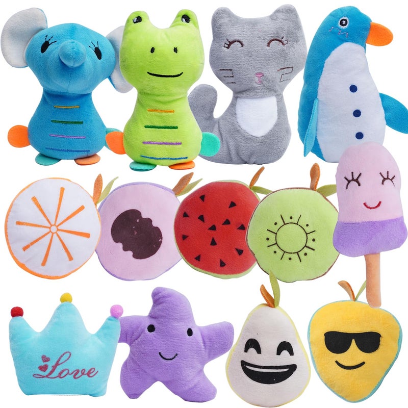 HDMOTU Pack of 26 Soft Small Medium Dog Squeaky Toys,Cute Puppy Favorite Comfortable Squeakers Toy,Multicolored for Puppy - Image 2