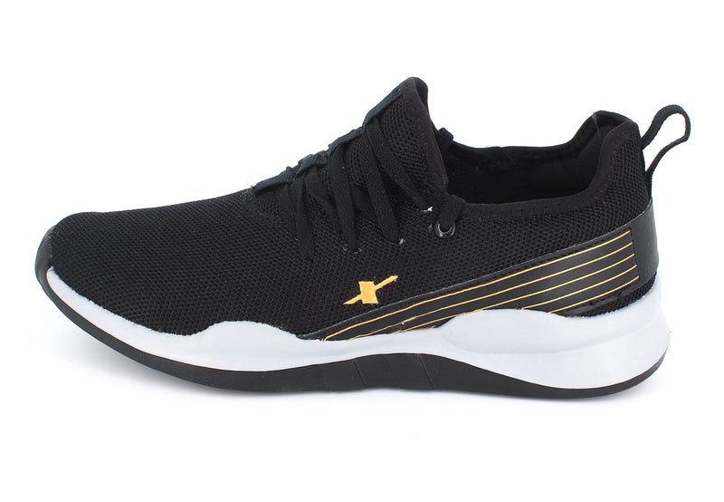 SPARX Men SM-614 Black Golden Sports Shoes - Image 4
