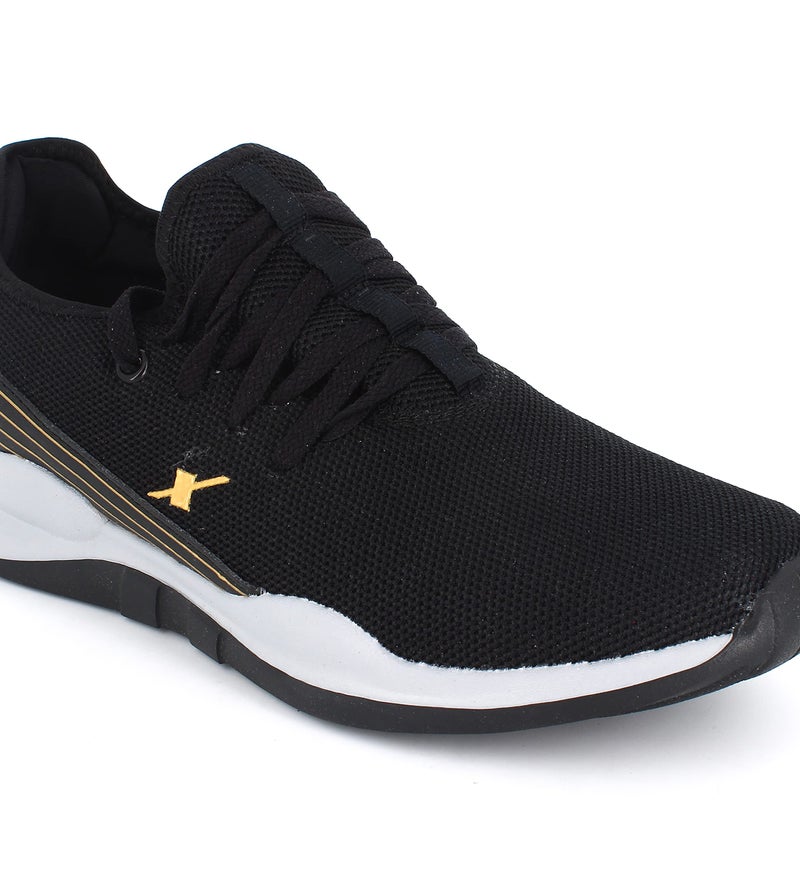 SPARX Men SM-614 Black Golden Sports Shoes - Image 5