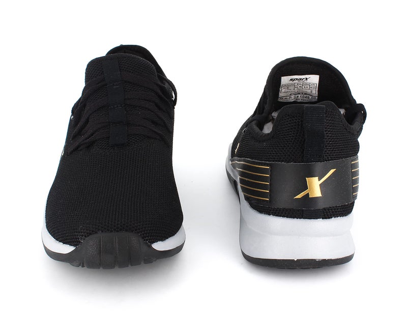 SPARX Men SM-614 Black Golden Sports Shoes - Image 3