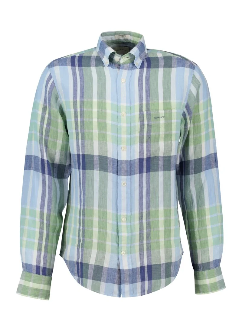 غانت Gant Regular Linen Madras Shirt