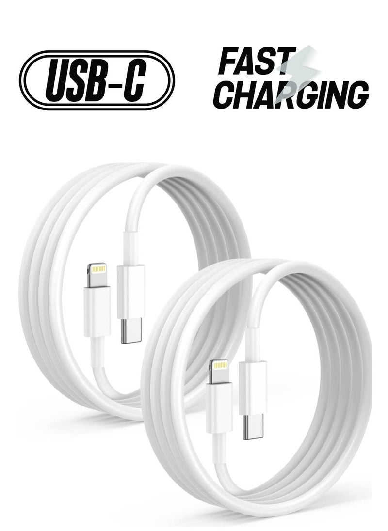 ELTRAZONE - 2Pack for iPhone 13 PRO MAX  Fast Charger Cable  MFi Certified], USB Type C to Lightning Cable iPhone Charging Cord for Apple iPhone 13 12 11 Pro XR XS Max X 8 Plus iPad Pro - Image 1