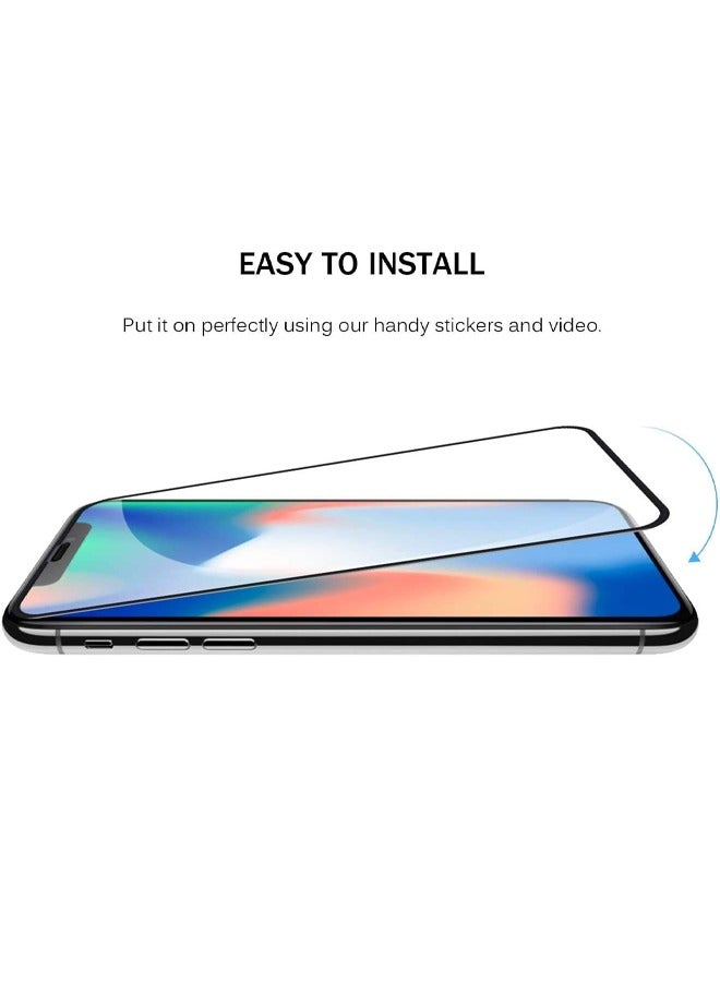 PROVENGE واقي شاشة Provenge مصمم لهاتف iPhone X مضاد للخدش ومضاد لبصمات الأصابع يمنح الزجاج المقسى صلابة 9H فائق الوضوح ويوفر حماية خالية من الفقاعات تعمل باللمس - Image 3