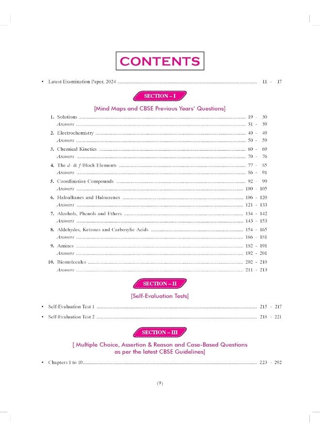 Together with CBSE Class 12 Chemistry Previous 10 Year's Solved Question Papers 2014 - 2024 for 2025 Exam (Chapterwise & Topicwise)