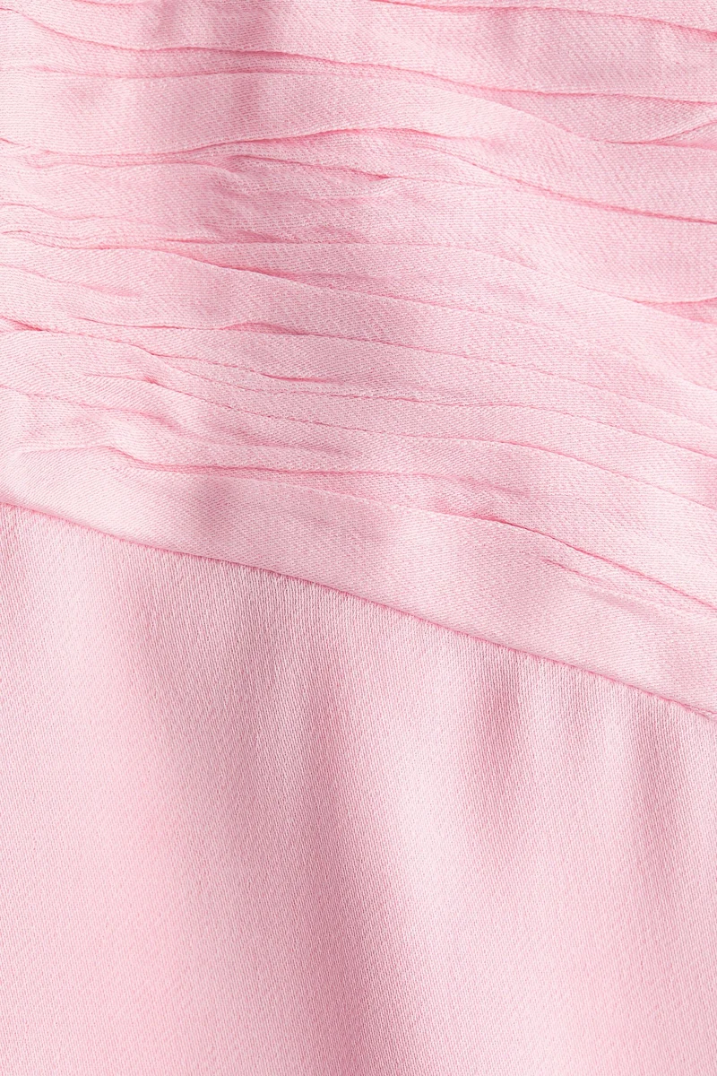 H&M Cowl-neck satin dress