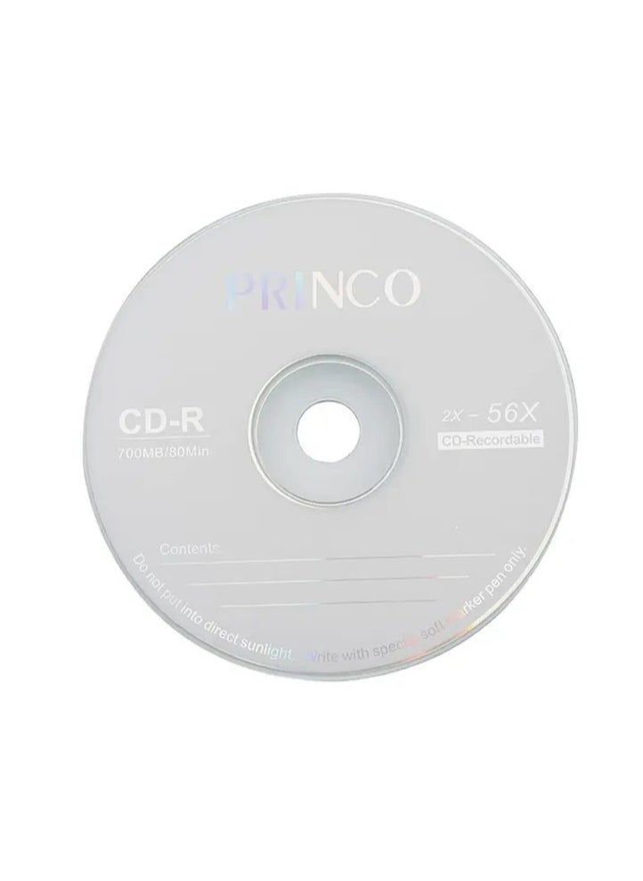 ماركة غير محددة - برينكو CD-R مجموعة أقراص 50 قطعة 2X-56X وأعلى 700 ميجا بايت 80 دقيقة - Image 1