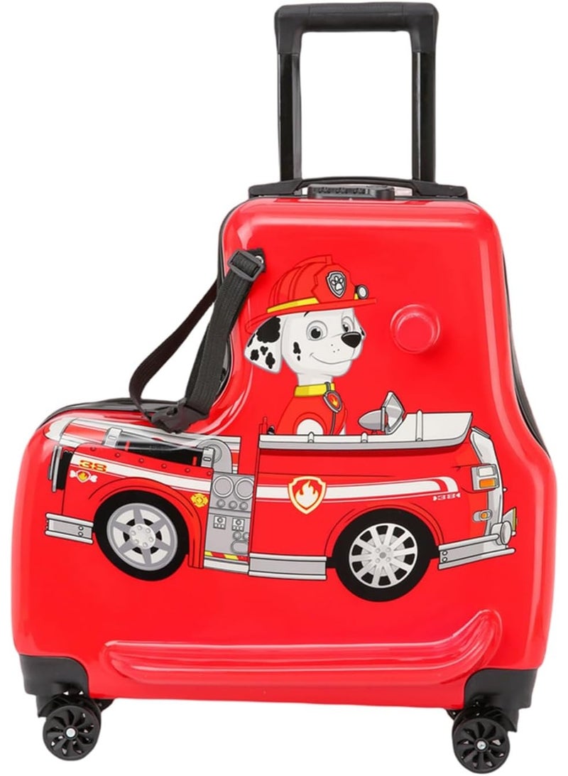 Children's Ride-On Suitcase, Travel Rolling Kid's Luggage, Children Trolley Hard Shell Carry on Luggage - Image 5