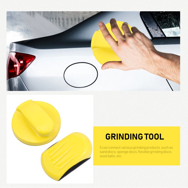 4 pcs Sanding Disc Holder Sandpaper Backing Polishing Pad Hand Grinding Pad - Image 3