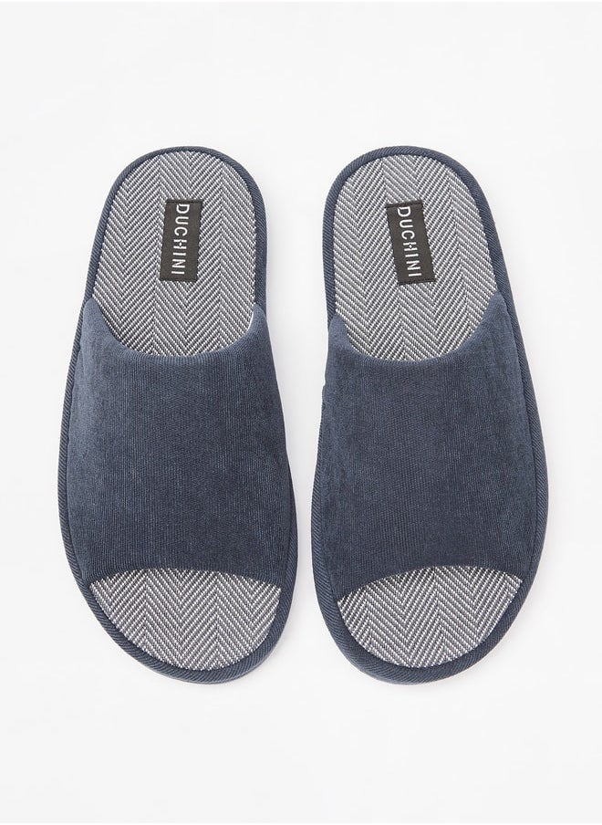 DUCHINI Men's Textured Bedroom Slippers  - Image 2