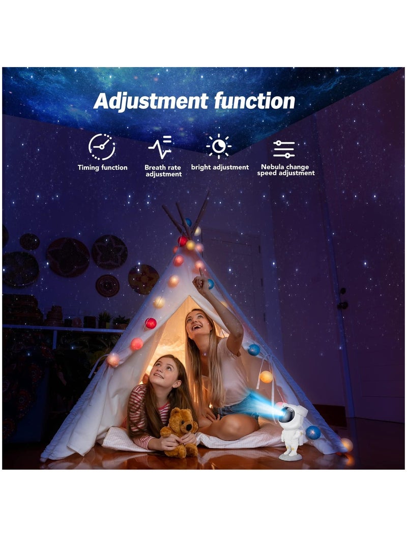 ELTERAZONE Star Projector Night Lights,Kids Room Decor Aesthetic,Tiktok Astronaut Nebula Galaxy Projector Night Light,Remote Control Timing and 360°Magnetic Head,Lights for Bedroom,Gaming Room Decor - Image 3