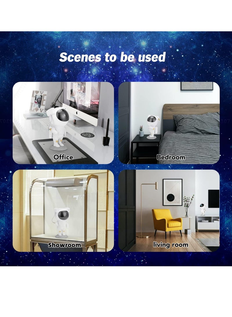 ELTERAZONE Star Projector Night Lights,Kids Room Decor Aesthetic,Tiktok Astronaut Nebula Galaxy Projector Night Light,Remote Control Timing and 360°Magnetic Head,Lights for Bedroom,Gaming Room Decor - Image 2