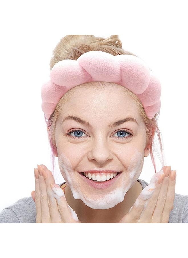 Spa Headbands for Women, Sponge Head Hair Hoop, Fashion Soft Hairband for Washing Face &Makeup &Skincare &Shower& Hair Accessories