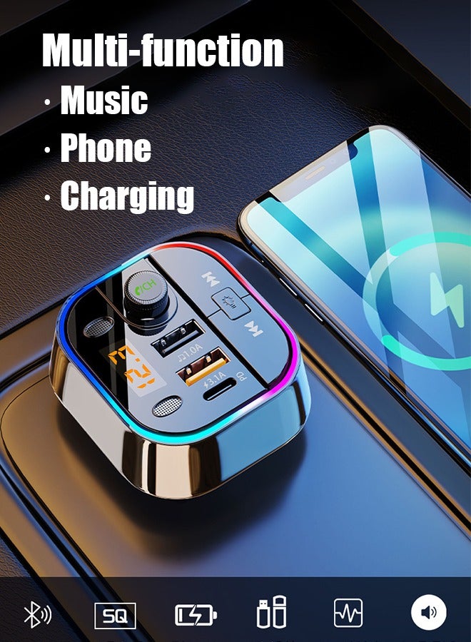 PowerEase Car Wireless Bluetooth Adapter MP3 Player Fast Charging  - Image 2