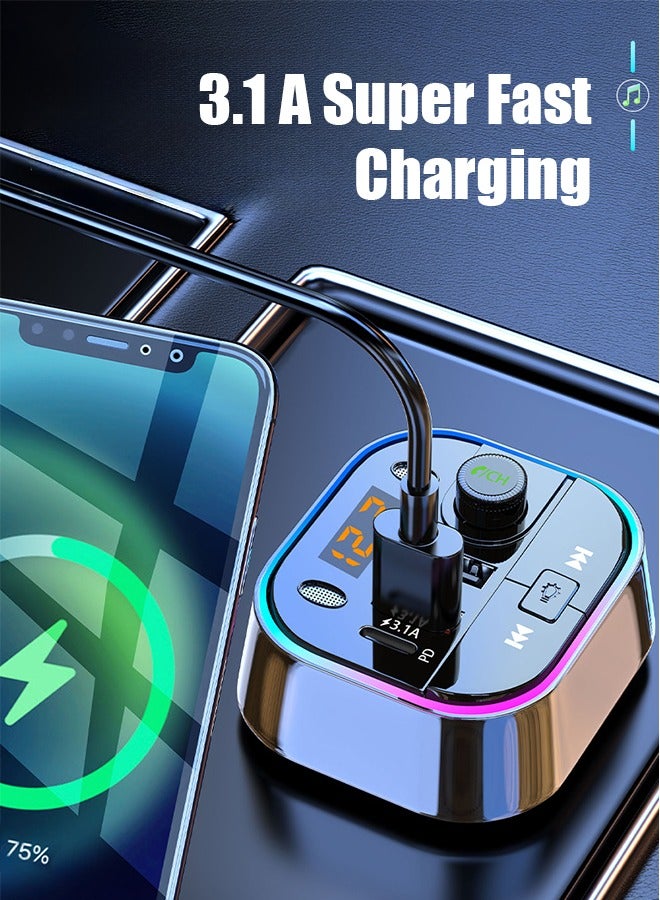 PowerEase Car Wireless Bluetooth Adapter MP3 Player Fast Charging  - Image 4