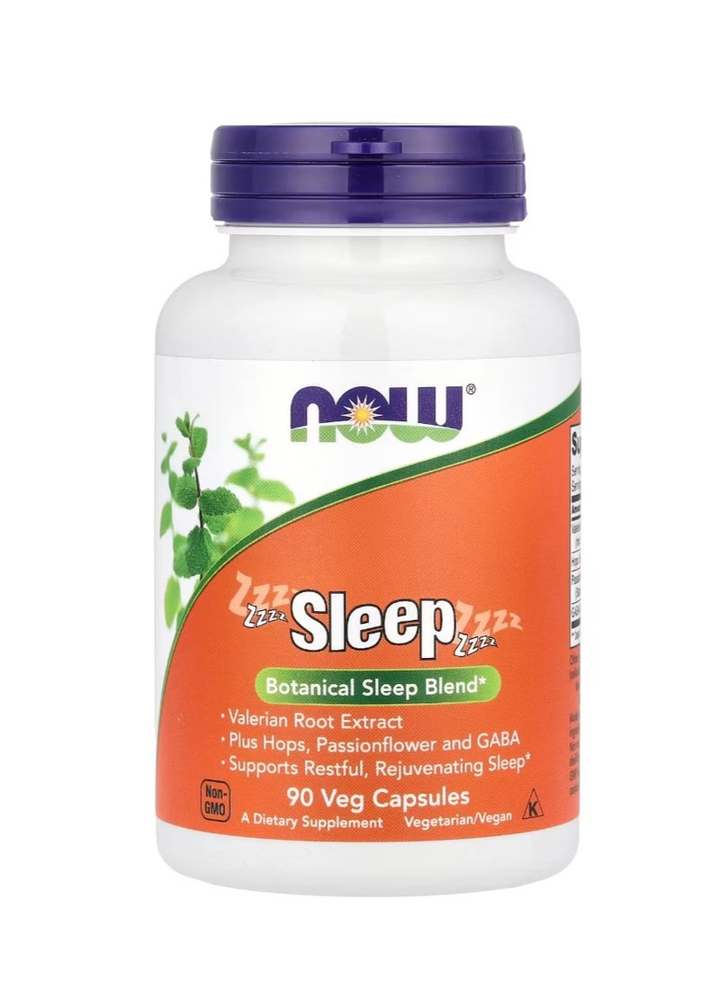 now Sleep Supplement Vegetarian Sleep Blend 90 Veggie Capsules - Image 1