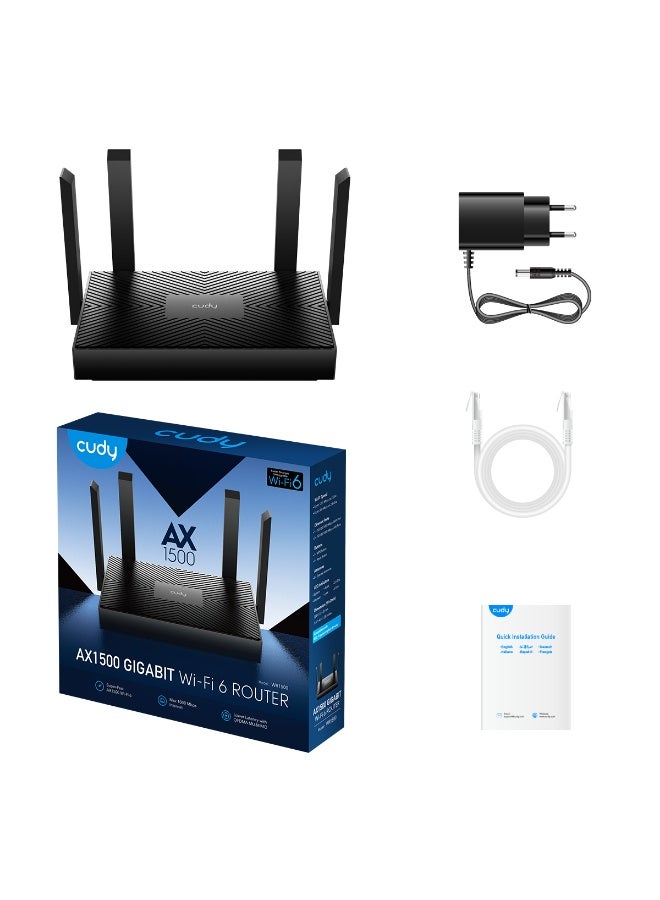 cudy AX1500 Mesh Wi-Fi 6 Router - WR1500 - Image 2