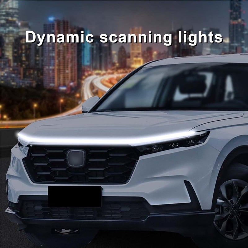 JUPIZEUS LED Car Hood Light Strip for 2022-2023 Honda CR-V EX EX-L Sport - Waterproof Daytime Running Lights - Image 2
