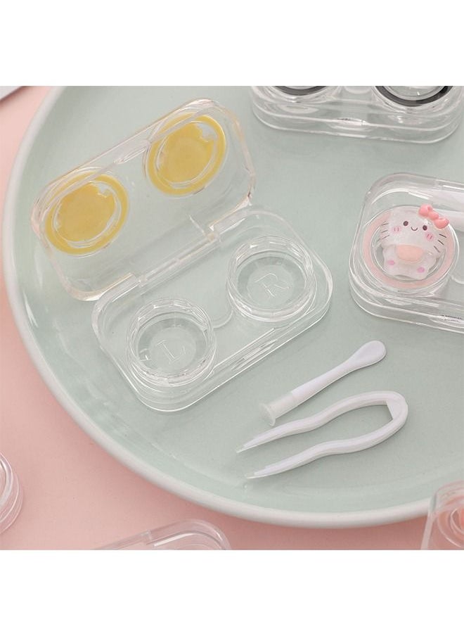 Generic - Mini Contact Lens Case Container Tweezer Stick Remover Tool - Image 1