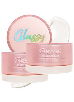 Touch in Sol Touch in Sol Pretty Filter Glassy Skin Balm Primer 2 Pack  Skin Smooth Moisturizing Primer before Makeup  Natural Glow Face Cream Moisturizer with Shea Butter and Rose Flower Water 105 oz 