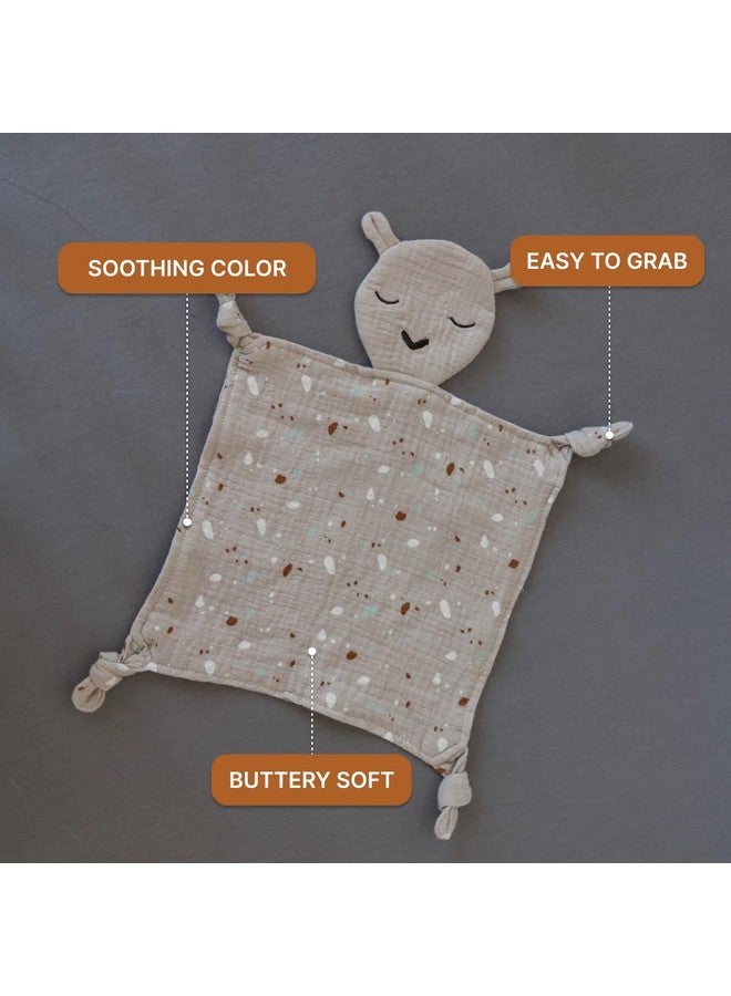 Parker Baby Co. Parker Baby Muslin Lovey Security Blanket for Babies | 100% Organic & Hypoallergenic Muslin Cotton | Soft & Safe for Newborns and Toddlers | Travel Friendly Sleep Soother  - Image 5