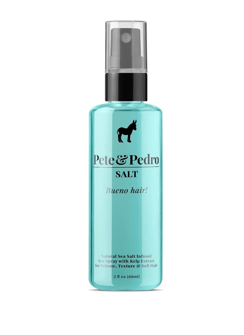 Pete & Pedro - SALT - Natural Sea Salt Spray for Hair Men & Women, Adds Instant Volume, Texture, Thickness, & Light Hold | Texturizing & Thickening Seasalt Spray Hair | As Seen on Shark Tank, 2 oz. - Image 1