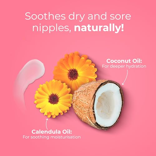 Nua Nipple Butter | 20g | Restores Softness & Eases Soreness During Breastfeeding | Hydrates Dry & Cracked Nipples | With Coconut & Calendula Oil | 100% Natural | Safe for Mom & Baby - Image 5