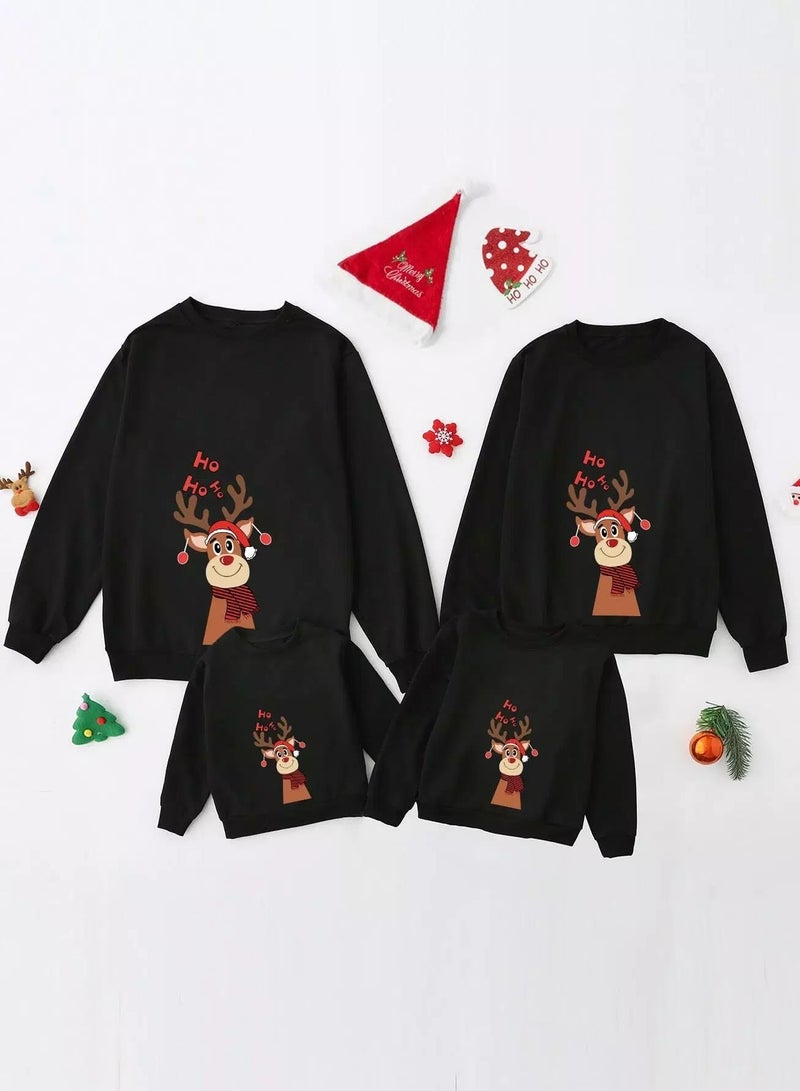 1pc Toddler Boy Christmas Print Sweatshirt  - Image 3