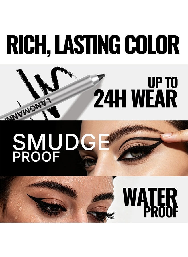 LANGMANNI Waterproof Gel Eyeliner Pencil Smudge‑Proof Long Lasting Matte Shimmer Eye Liner Pen Easy To Draw Eyes Makeup Cosmetic,1.8g‑#04 - Image 5