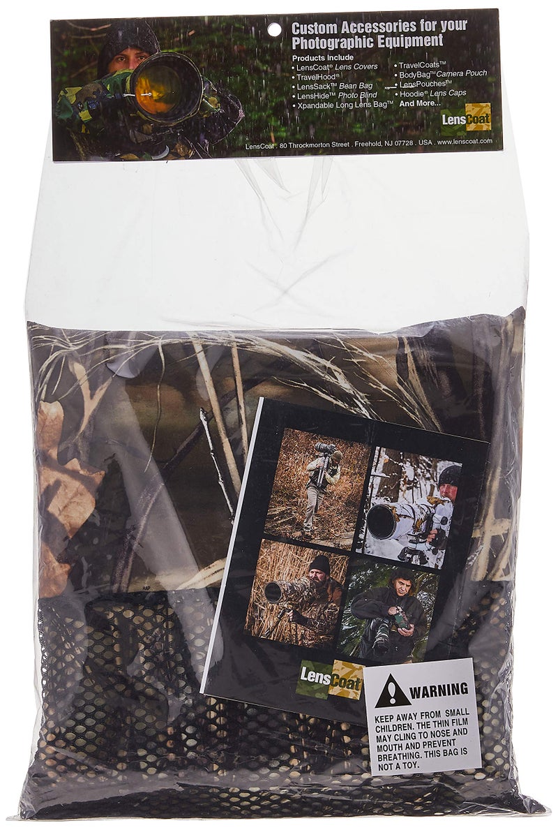 LENSCOAT غطاء عدسة LensCoat RainCoat Pro (Realtree Max4 HD) لحماية عدسة الكاميرا من المطر والتخفي - Image 2